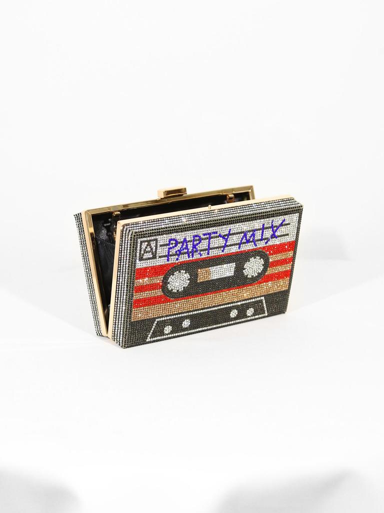 Pochette de soirée Rétro Européenne Strassée: Sac de Soirée pour Femme Entièrement Strassé en Stock