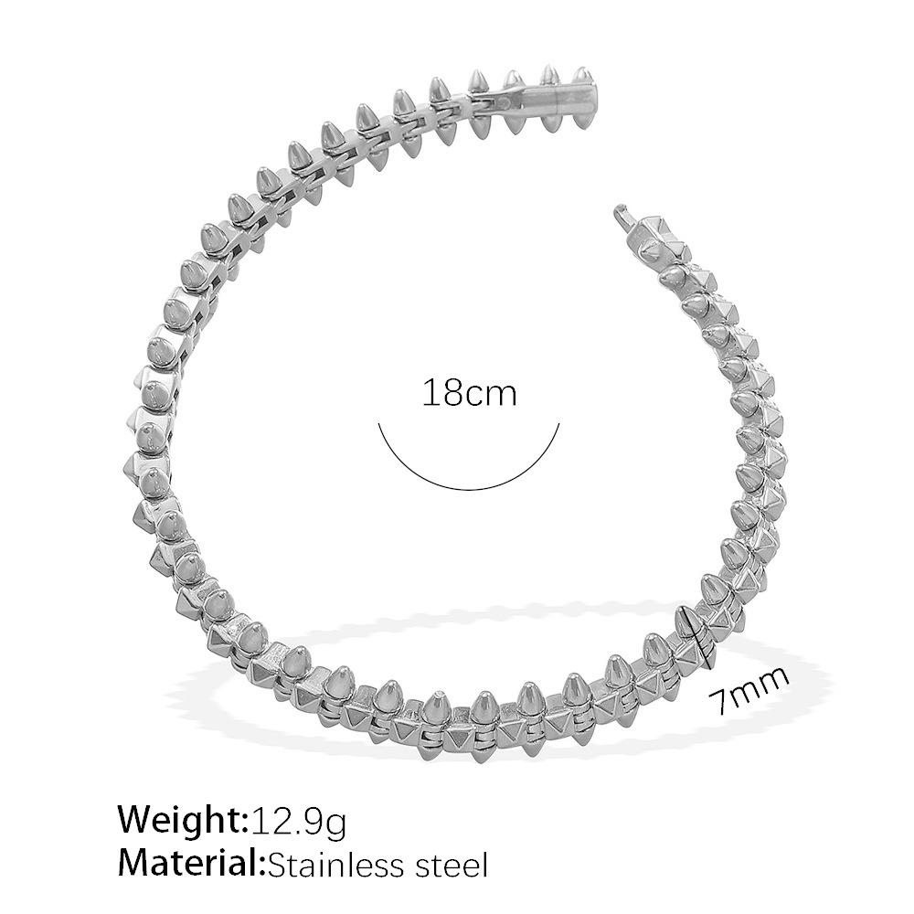 2026 Jewelry Fashion Bracelet, Ring Combination Street Style Design