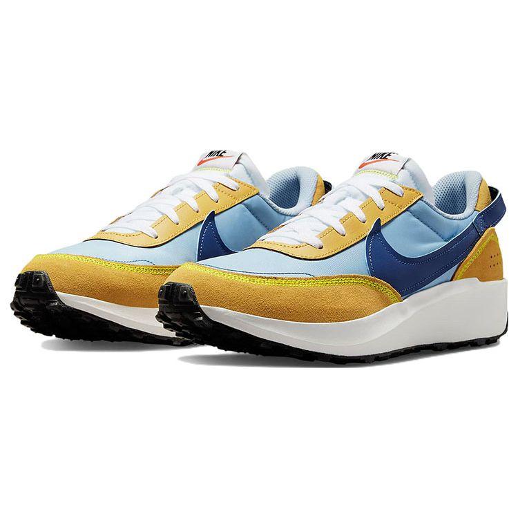 Nike Waffle One Blue Sanded Gold Men Sneakers Boarder-Blue Atomic-Green Mystic-Navy DH9522-400