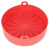 Air Frying Pot Liner Silicone Grill Pan Bread Cake Mat Basket Pressure Cooker Kitchen ToolRed