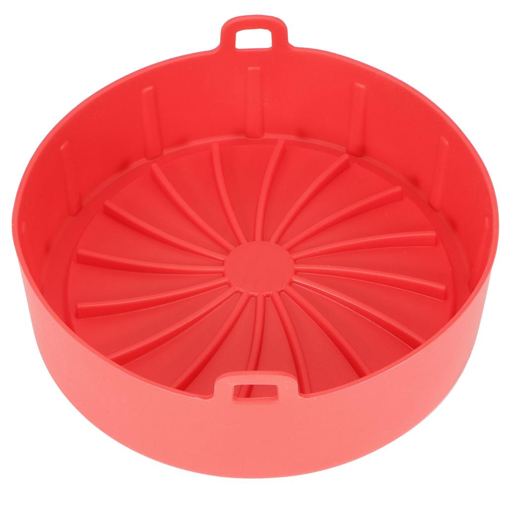 Air Frying Pot Liner Silicone Grill Pan Bread Cake Mat Basket Pressure Cooker Kitchen ToolRed