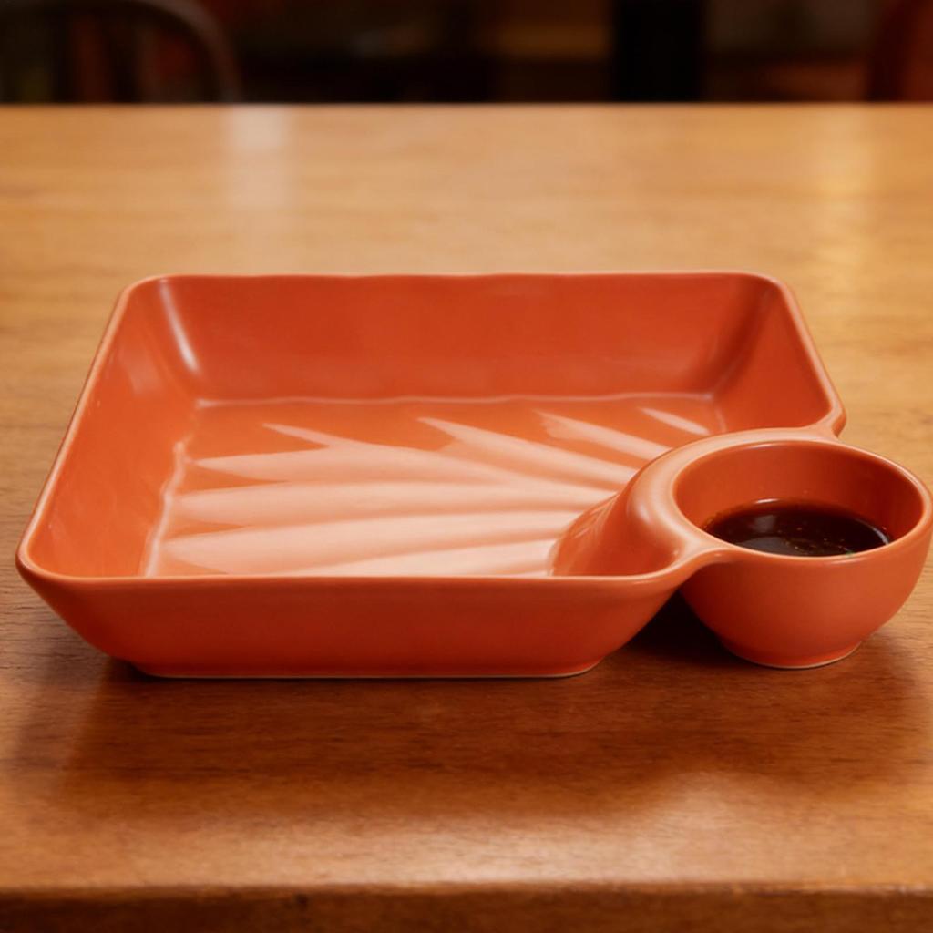 4pcs Multi-functional Sauce Divider Tray Small Serving Tray Snackle Container Snack Tray With Dip Charcuterie Tray Dessert Plate