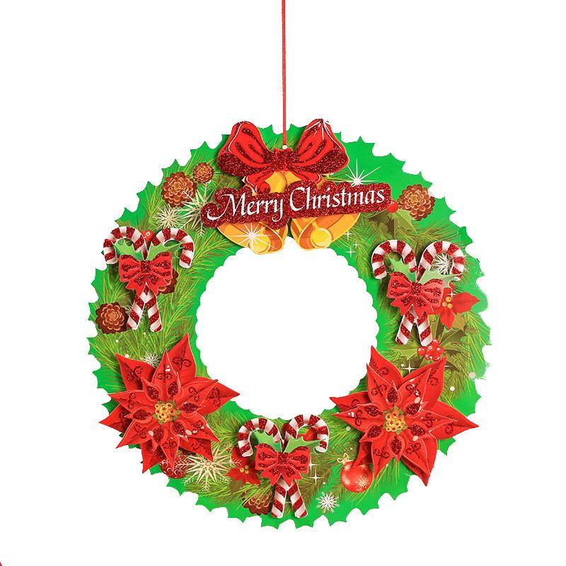 Christmas Snowman Decorative Old Man Wreath For Classy Indoor Settings Festive