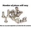 Complete Motorcycle Fairing Bolt Kit For Kawasaki Ninja ZX-6R 2000-2001 / ZZR600 2005-2008 Body Screws, Fasteners, and Hardware