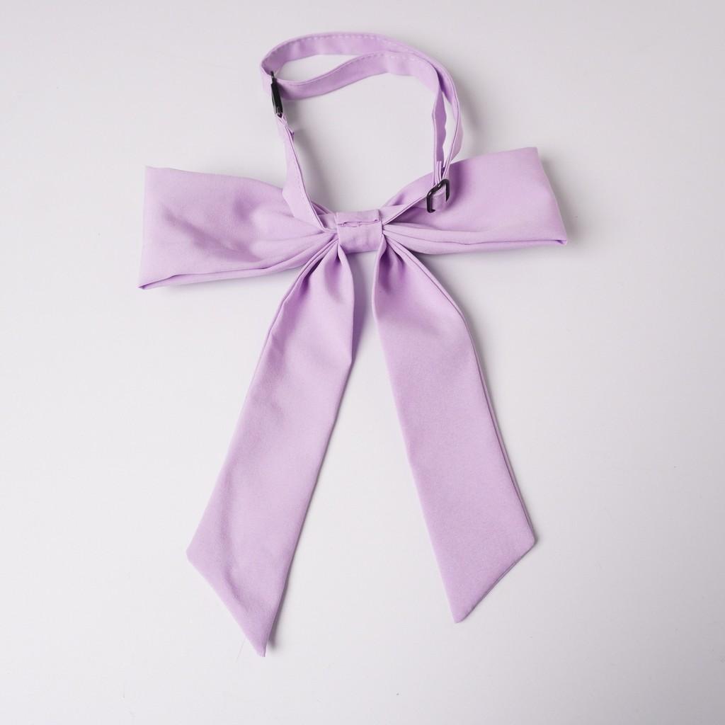 Jk Series Girl School Uniform Bow Tie With Satin Material For Graduation And Casual Wear