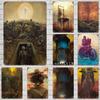 Zdzislaw beksinski Blechschild Heimdeko Wanddeko Kunst Wandbild Raumdekoration Dekoration Retro Metallschild Platte Bar Poster