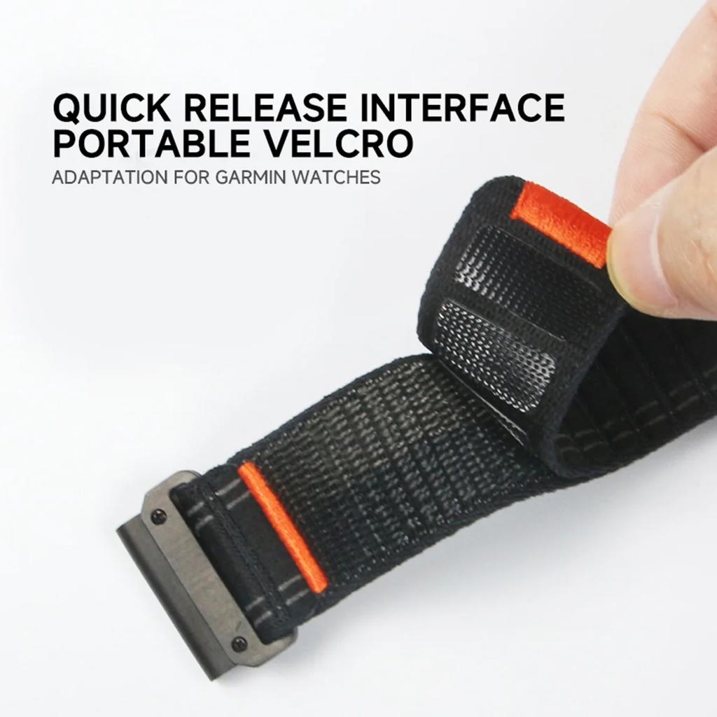 QuickFit 22mm 26mm Woven Nylon Band For Garmin Fenix E 8 47mm 51mm 7 7X 6 6X 5 5X Plus/Enduro 3/Epix Pro Gen 2 Strap Bracelet