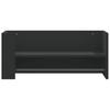 Wall Shelf Black 70.5 X 35 X 30.5 Cm Particleboard