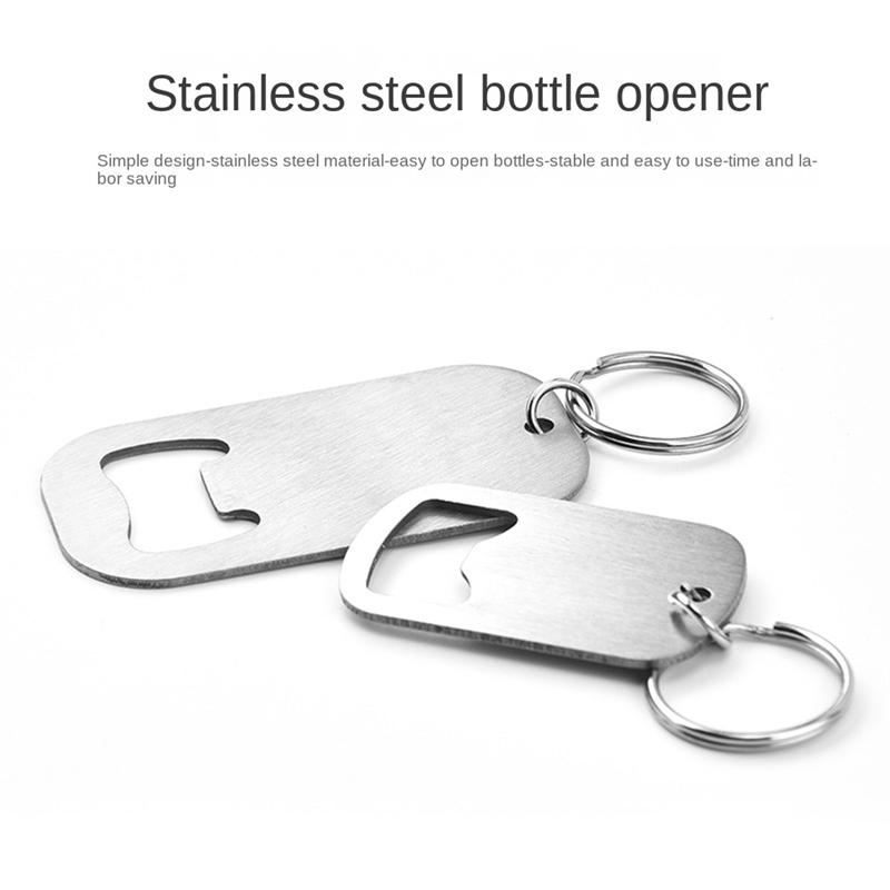 

30 Pcs Stainless Steel Bottle Opener Keychain Beer Opener Portable Beer Bottle Opener For Kitchen And Party-B61B
