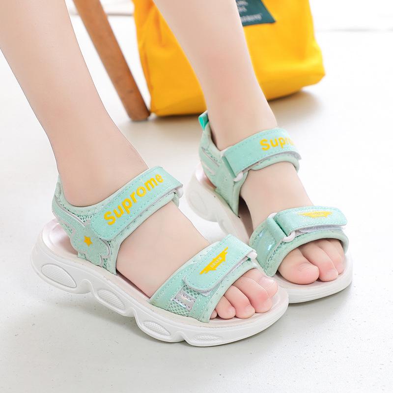 Summer Fashion Girl Beach Shoes Soft Sole Cartoon Flower Sandals Sports Shoes