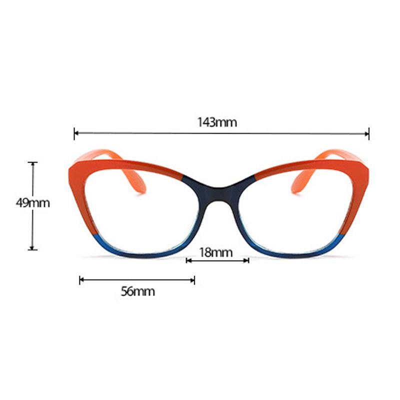 Trendy Optical Glasses Ladies New Blue Light Blocking Optical Spectacle Eyeglasses Men Women Cat Eye Frame Computer Eyewear