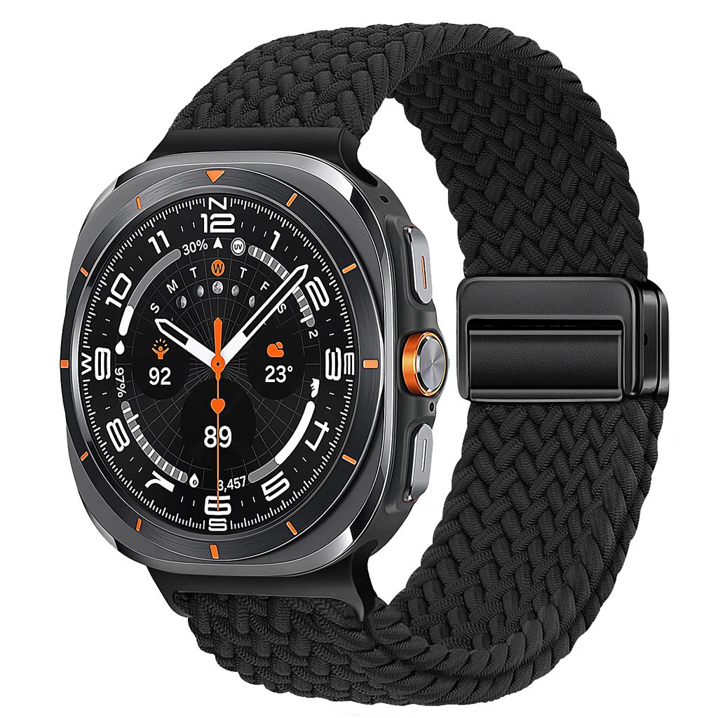 Braided Bands For Samsung Galaxy Watch Ultra 47mm watchband Magnetic wrist sport belt Bracelet Correa Galaxy Watch 7 Ultra Strap