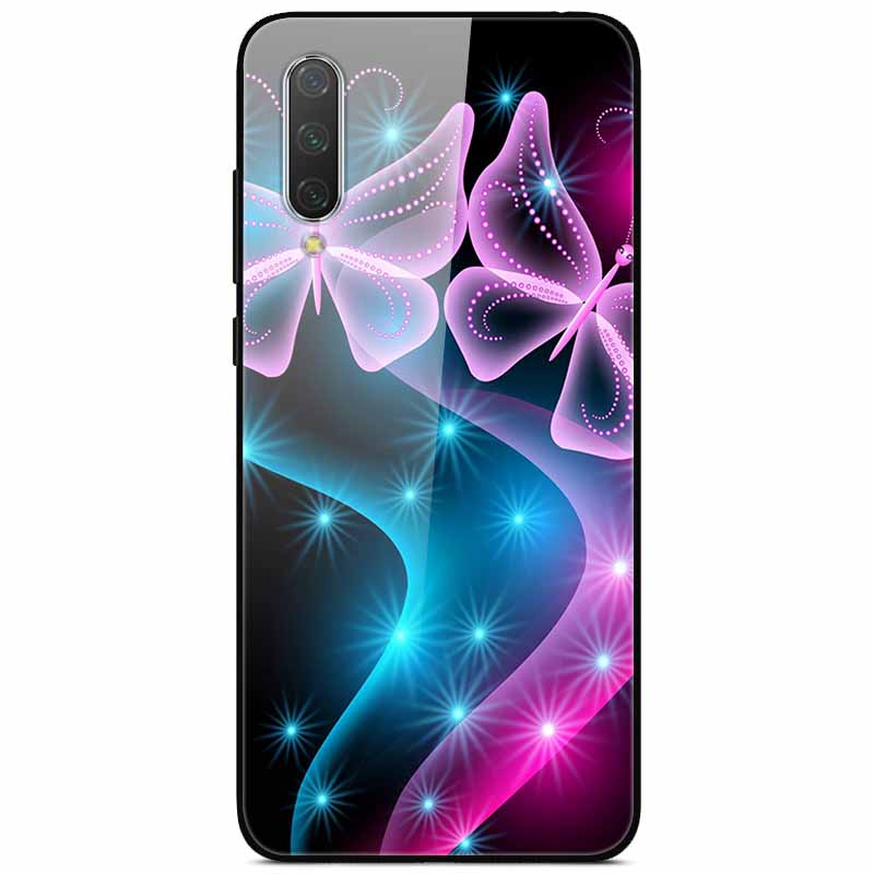 Pro pouzdra Xiaomi Mi A3 9SE 9Lite Módní tvrzené sklo Pevná zadní kryty pro pouzdra na telefon Xiaomi Mi 9 SE Bumper Fundas Coque MiA3