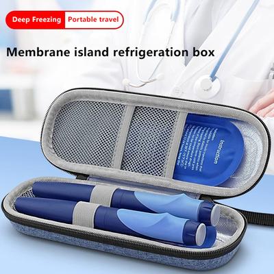 Portable High Capacity Insulin Cooling Bag Medical Refrigerated Organizer Travel Case for Diabetic Protector