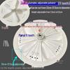 Universal Adjustable Washing Machine Pulsator Disc with 10/11-Tooth Wave Design
