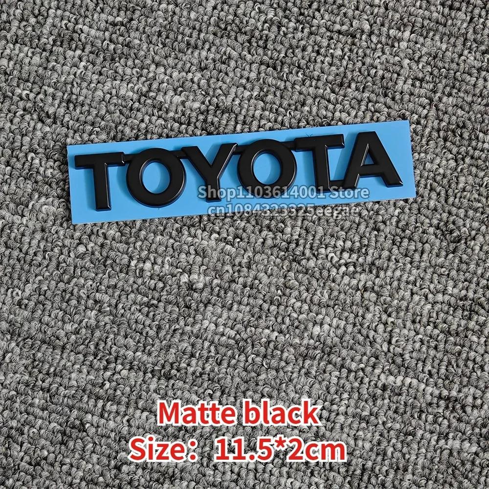 Trunk Rear Letter Badge Emblem for Toyota Replacement RAV4 Corolla Camry Prado REIZ CHR 86  Avalon Highlander Verso Tacoma