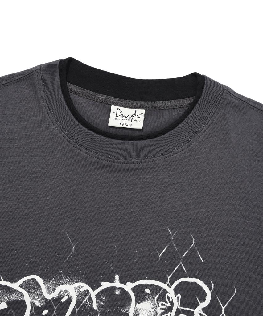 PHYSICAL DEPARTMENT College Basketball Layered Long Sleeve_Charcoal