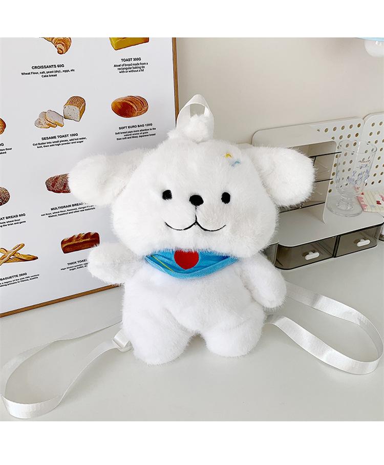 Bear Plush Bag Backpack 2025 New Cartoon Doll Bag Versatile Cute Doll