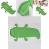 Green Crocodile Childrens Blanket Sleeping Bag For Winter Kids Use