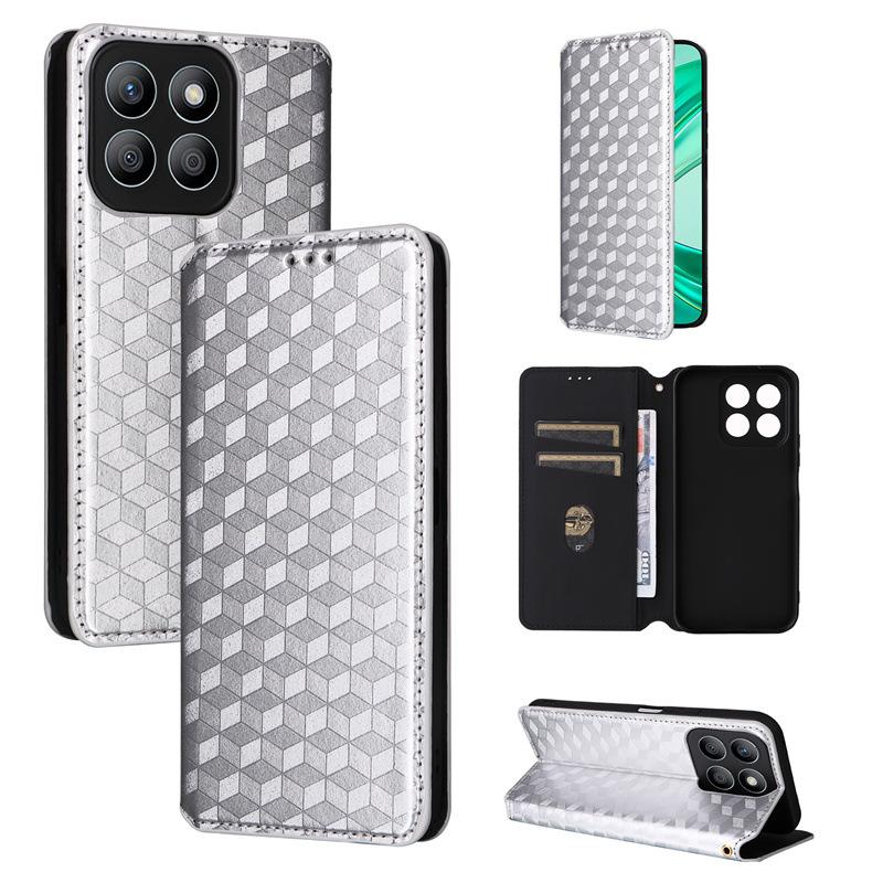 Flip Cases For Honor X8C 4G Leather Case [Flip Vintage Leather] Shockproof Durable Retro Protective Cover