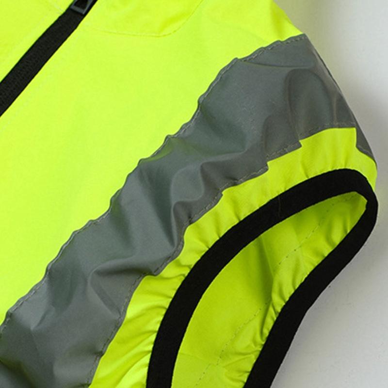 Reflective Vest Security Vest with Pocket Unisex High Visibility Vest Security Workwear for Men Women Traffic Work