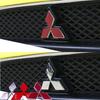 Car Front Hood Emblem Rear Trunk Badge Sticker for Lancer 9 Pajero ASX Outlander Galant Mirage Accessories Decal Logo