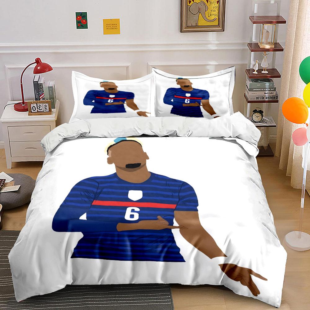 Athlete illustration in uniform. Bedding sets Duvet cover sets Duvet covers Pillowcases(1 * Duvet Cover 2 * Pillowcases without duvet insert)