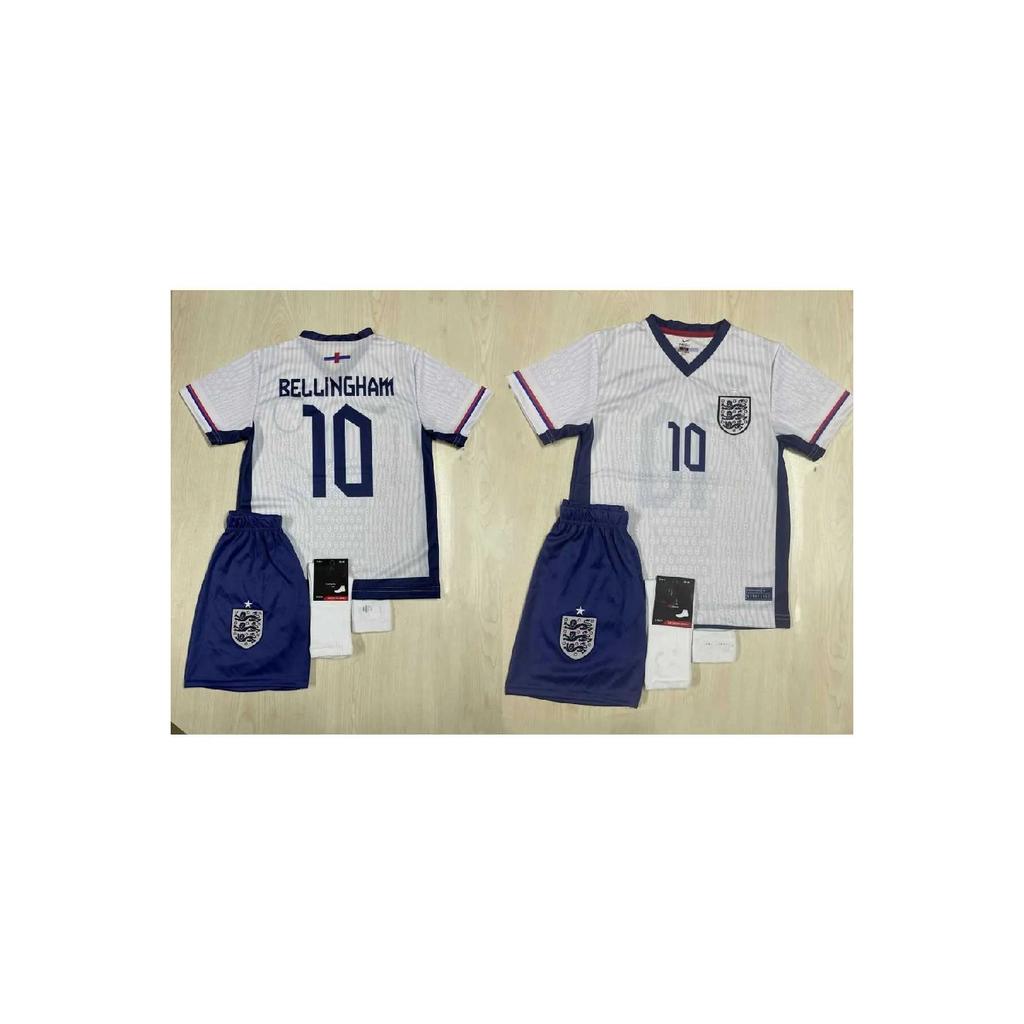 England Jude Bellingham Real M. Children Jersey Set 4 Packs Pojjs1l17