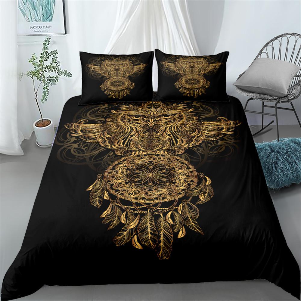 Gold Duvet Cover Bedding Set 240x220 Twin Queen King Size Comforter Double Bed Quilt Cover 135 Euro Bed Linen 2 Bedrooms 200x200