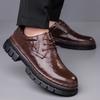 Fashion Classic Dress Flats 2025 New Leather Mens Oxford Shoes High Quality Non-slip Man Casual Shoes Comfortable Formal Dress Footwear