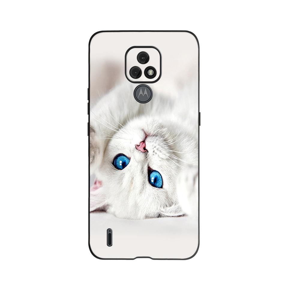 For Moto E7 Case Silicone Soft TPU Phone Cover For Motorola Moto E7 Power E 7 Case Capa Moto E7 Plus Cute Fashion Funda Bumper