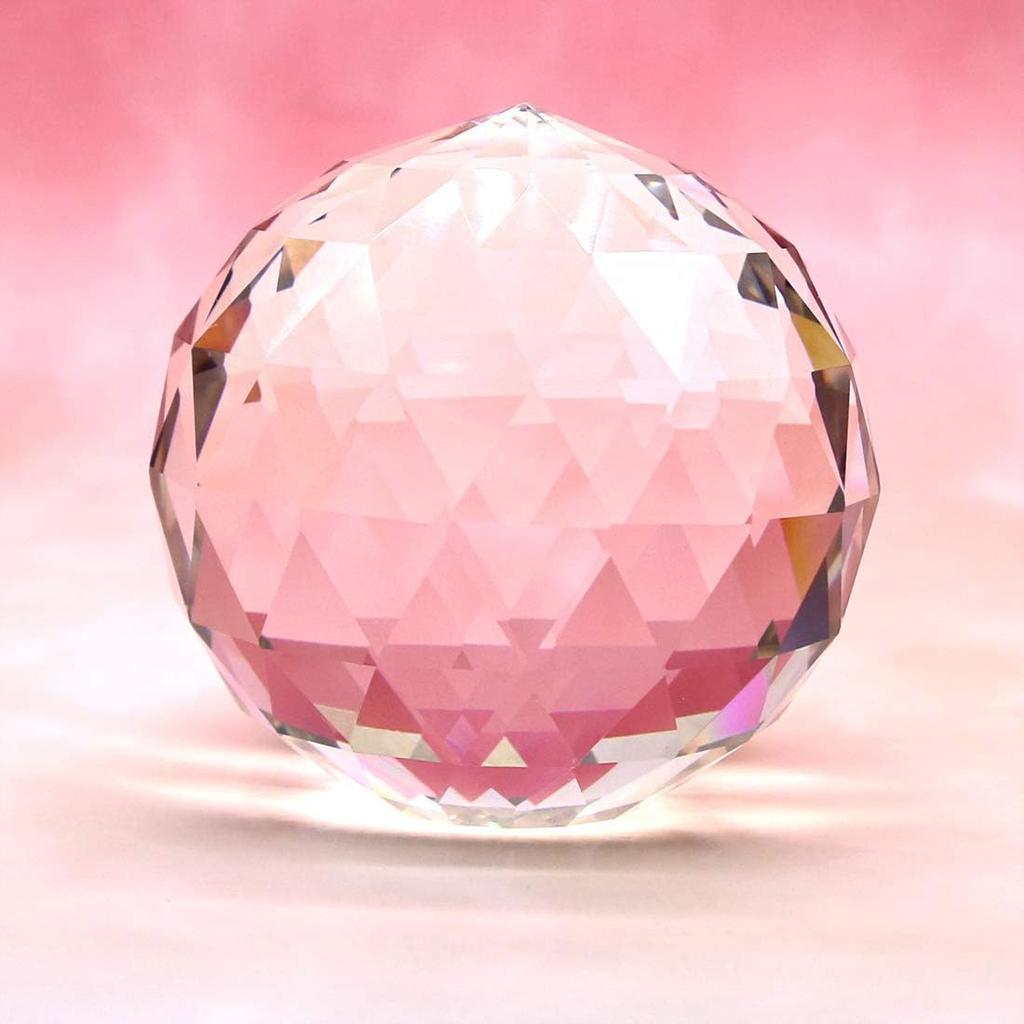 Clear Crystal Ball Prism Window Rainbow Maker Window Prisms Suncatcher for Feng Shui