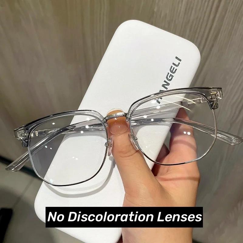 

New Style Photochromic Glasses Unisex Near Sight Eyeglasses With Color Changing Lens Women Men Fashion Myopia Sunglasses 0 ~-4.0 -1.0