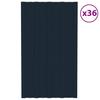 VidaXL Roofing Panels 36 Pcs Galvanized Steel Anthracite 80x45 Cm 317204