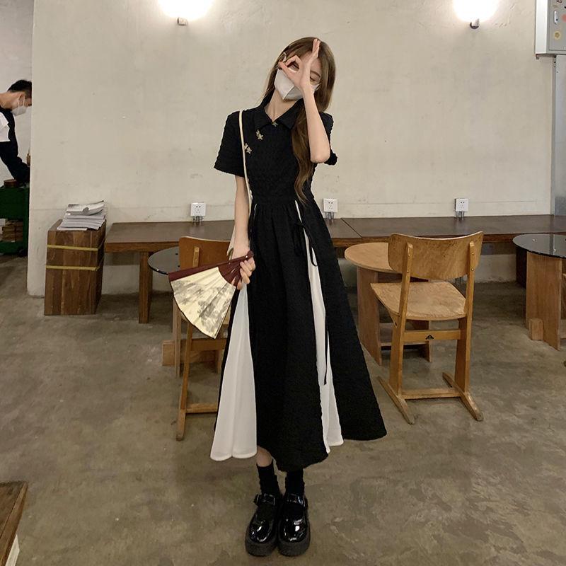 Summer 2025 Chic High-End Butterfly Cheongsam Dress: Modern Chinese Style for Women