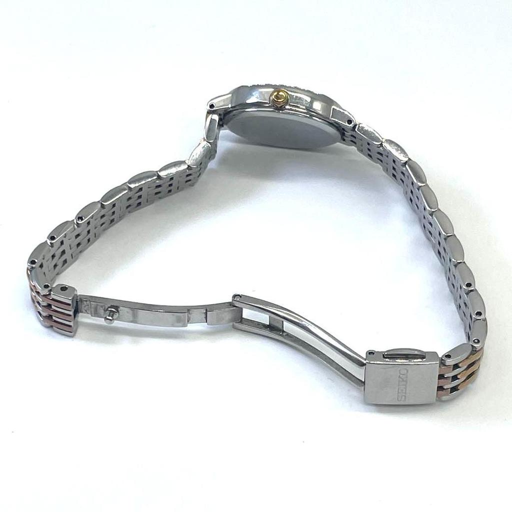 [USED] Seiko Exceline Watch V117-0AV0 with 10 Diamonds