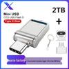 2 ТБ Обертовий USB-накопичувач Type-C для Android, Комп'ютера та Пристроїв Apple