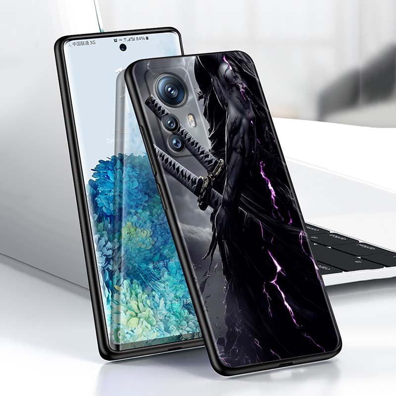 Ancient Style Swordsman For Xiaomi Mi 15 14 13 13T 12 12T 12S 11 11i 11T Pro Ultra Lite 5G Black Soft Phone Case
