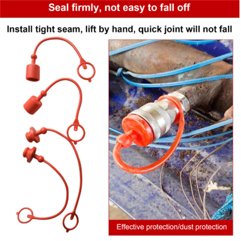 Plastic Dust Cap for Automotive Quick Connector Protective Cover for Air Water Oil Line Fitting Anti Dust Anti Rust Protection