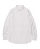 Divine Distance Big Pocket Striped Shirt [Beige]