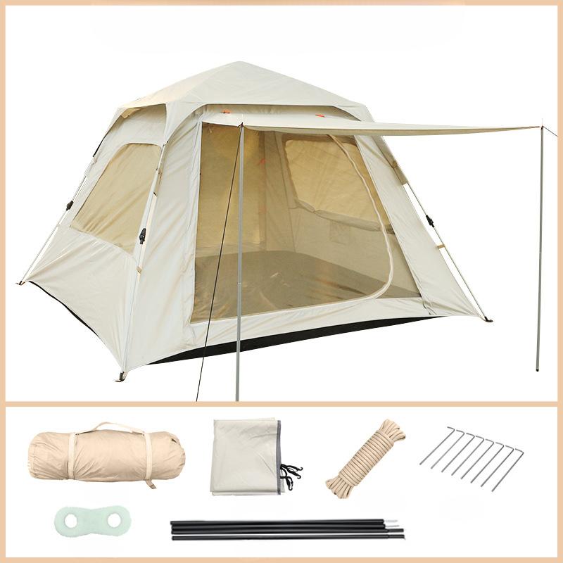 

Уличная палатка, портативная складная автоматическая палатка для кемпинга, пляжного парка, кемпинга, утолщенная, непромокаемая, полный комплект 210*210*145CM