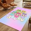 Labubu Floor Rug Office Rug Design for Bedrooms Hallway Living Rooms Foyer Anti-slip Rug Anime Office Decor Spiritual Gift