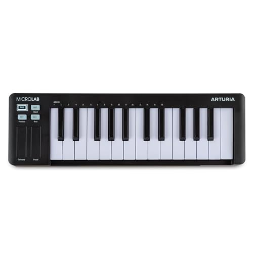 Arturia Arturia Arturia Keyboard Controller MicroLab MK3 25 Keyboard/Velocity Compatible High Def...