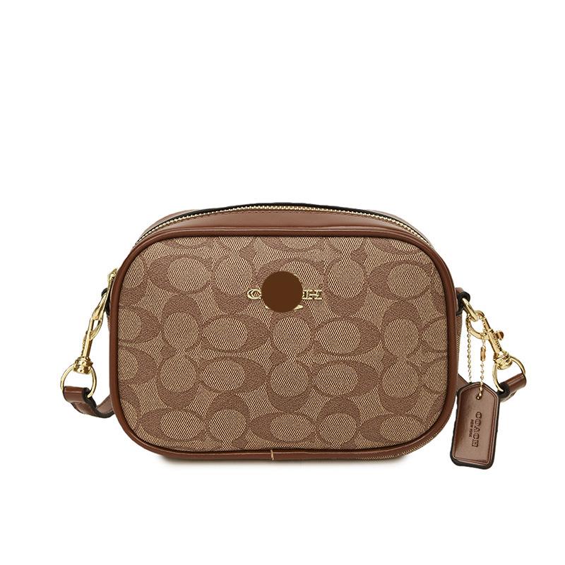 

European & American Classic Print Camera Bag: Trendy, Versatile Crossbody & Handbag for Women