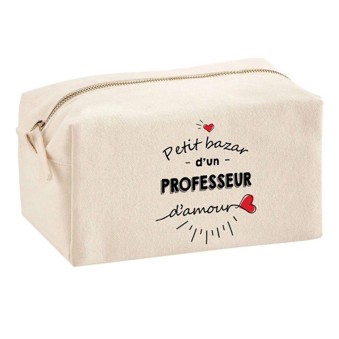 Multifunction Pouch Bazar of a Professor of Love Birthday Gift Personalized Idea | School Pencil Case Office Supplies