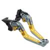 Retractable Folding Brake Clutch Levers for GSXR600, GSXR750, GSX-R1000