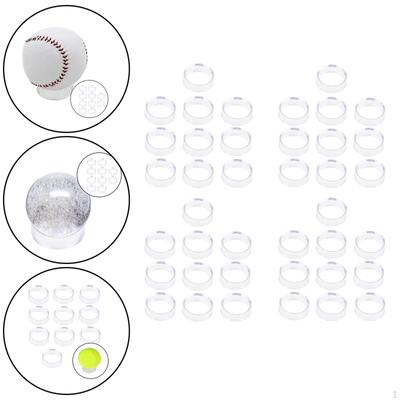 20Pcs Acrylic Display Stand Glass Marbles Base Holder