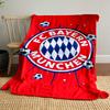 Red Soccer Designed Flannel blanket for bedroom, living room, sofa, and nap