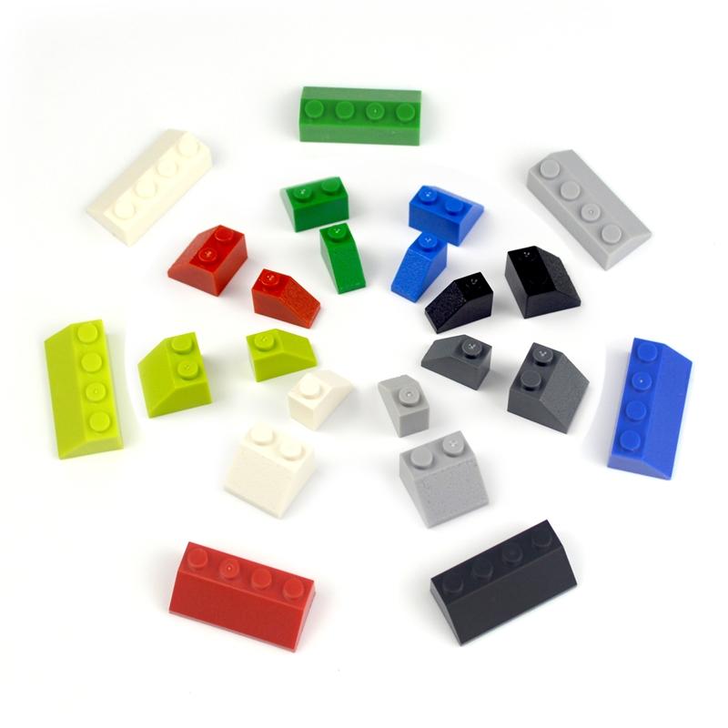 DIY Building Blocks Thick Figures Bricks Slope 1x1 Educational Creative Size Compatible With 3040 Toys For Children