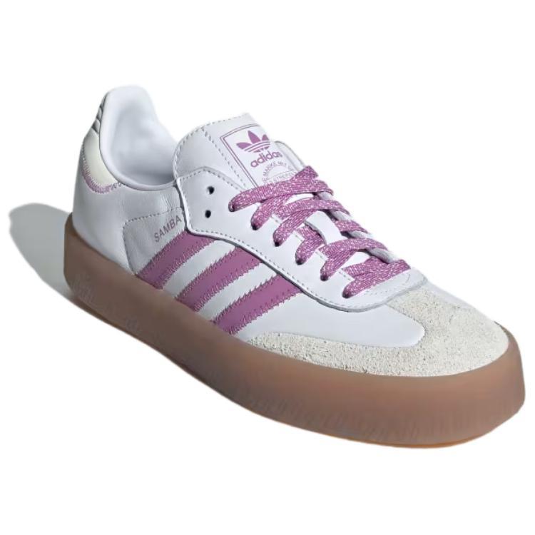 adidas Womens Sambae 'White Preloved Purple' (women's Sizes) Cloud White / Preloved Purple / German Army Trainers IE9106